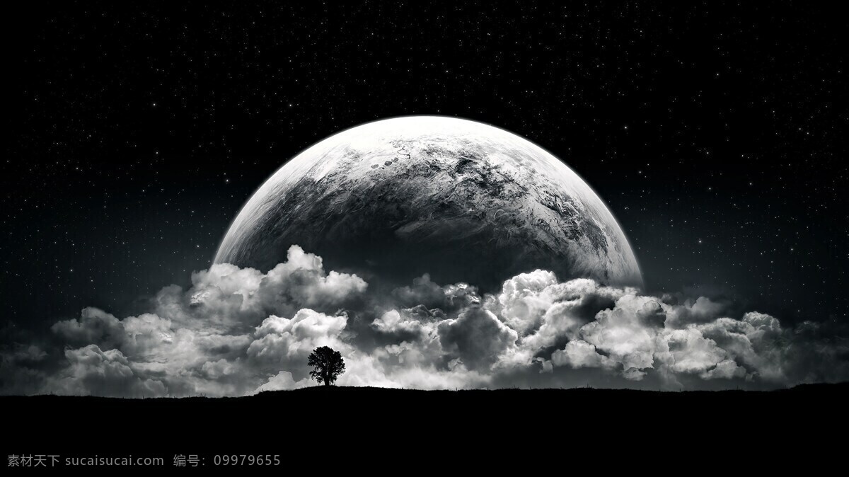 月亮免费下载 暗色 夜晚 月亮 文化艺术