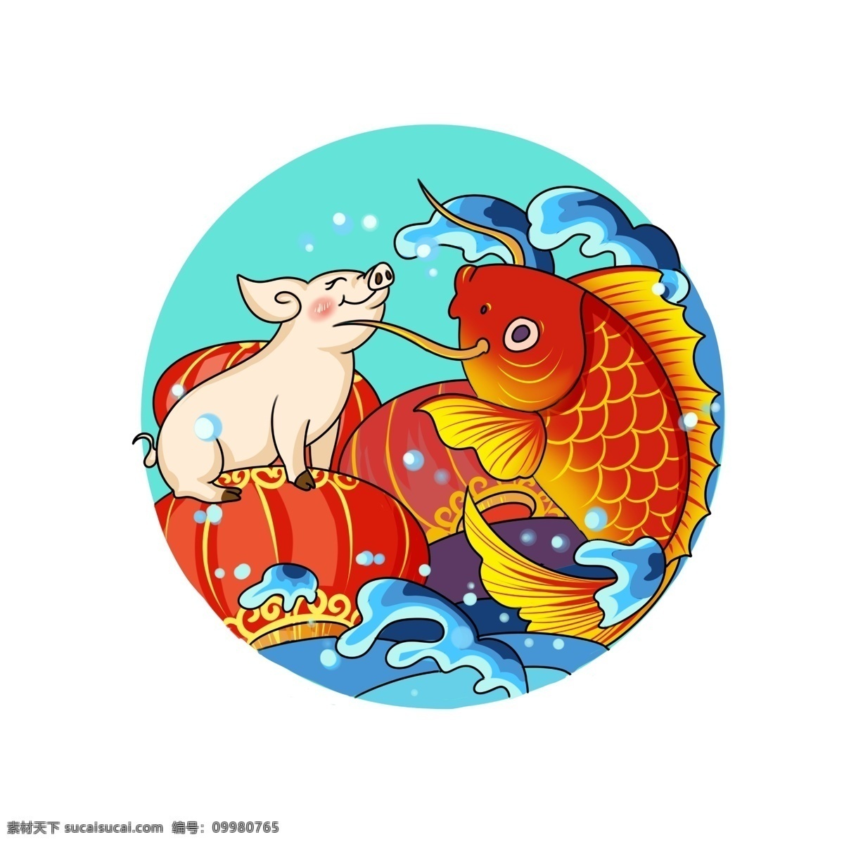 手绘 新年 猪年 卡通 人物 插画 女孩 小女生 场景 美食 新年快乐 贺卡 快乐 女生 板绘 小男孩 男生 可爱男生 手绘男生 欢乐新年 年画 猪头 猪年大吉