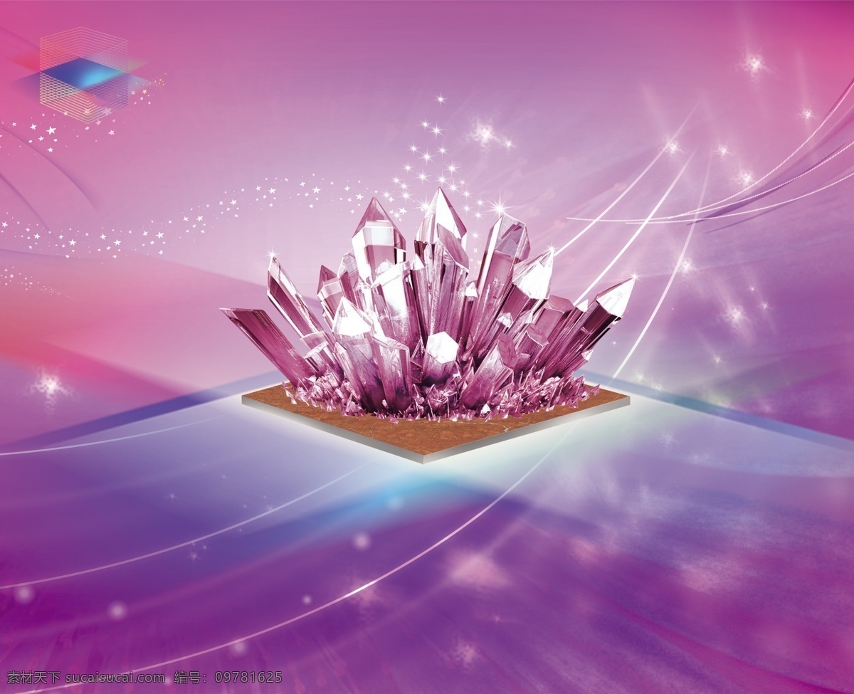 紫色 钻石 分层 地板 光 闪光 星光 源文件 紫色钻石 紫钻 金刚石 家居装饰素材 室内设计