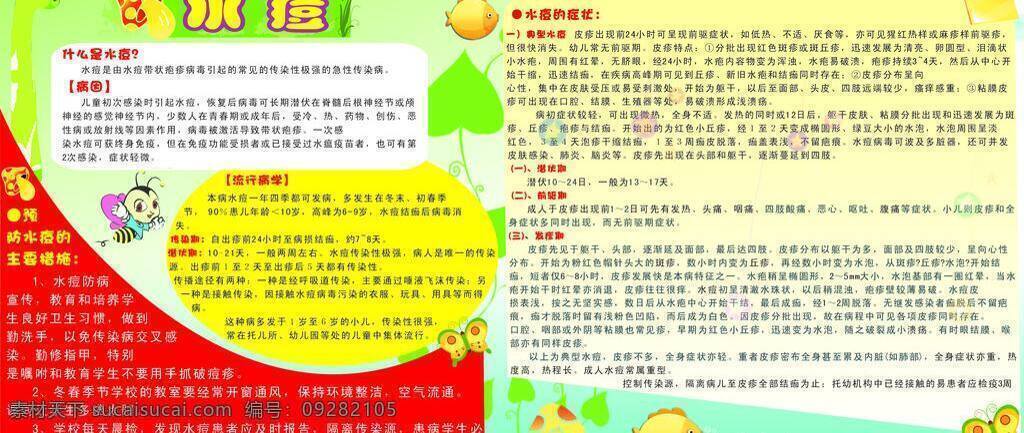 水痘 水痘症状 主要措施 流行病 病因 医疗保健 生活百科 矢量 白色
