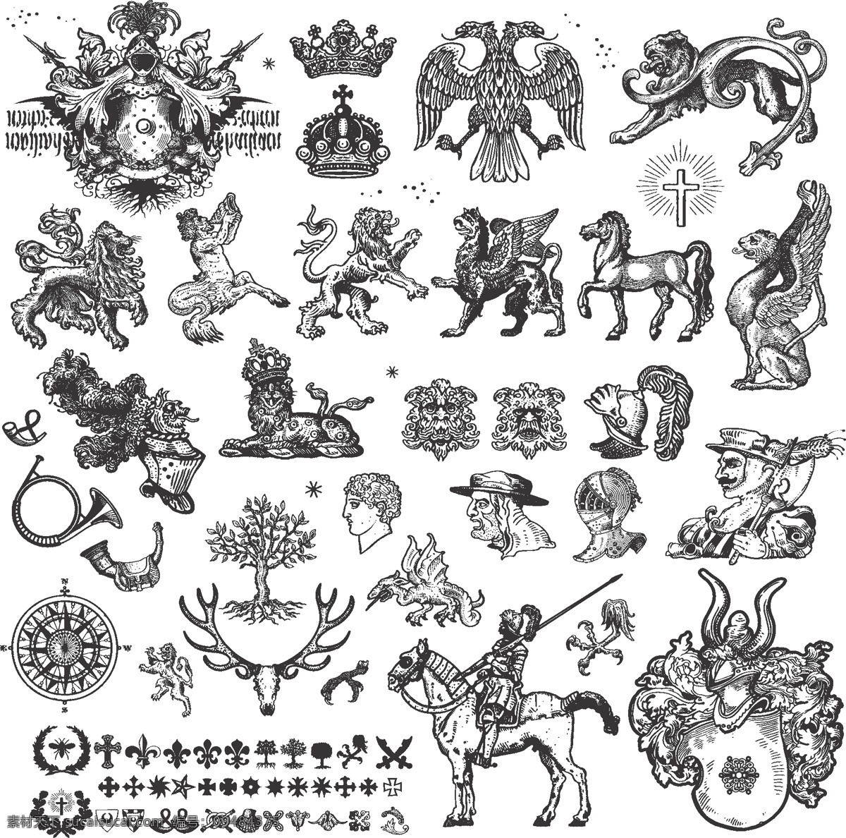 欧式 传统 图腾 矢量图 其他矢量图