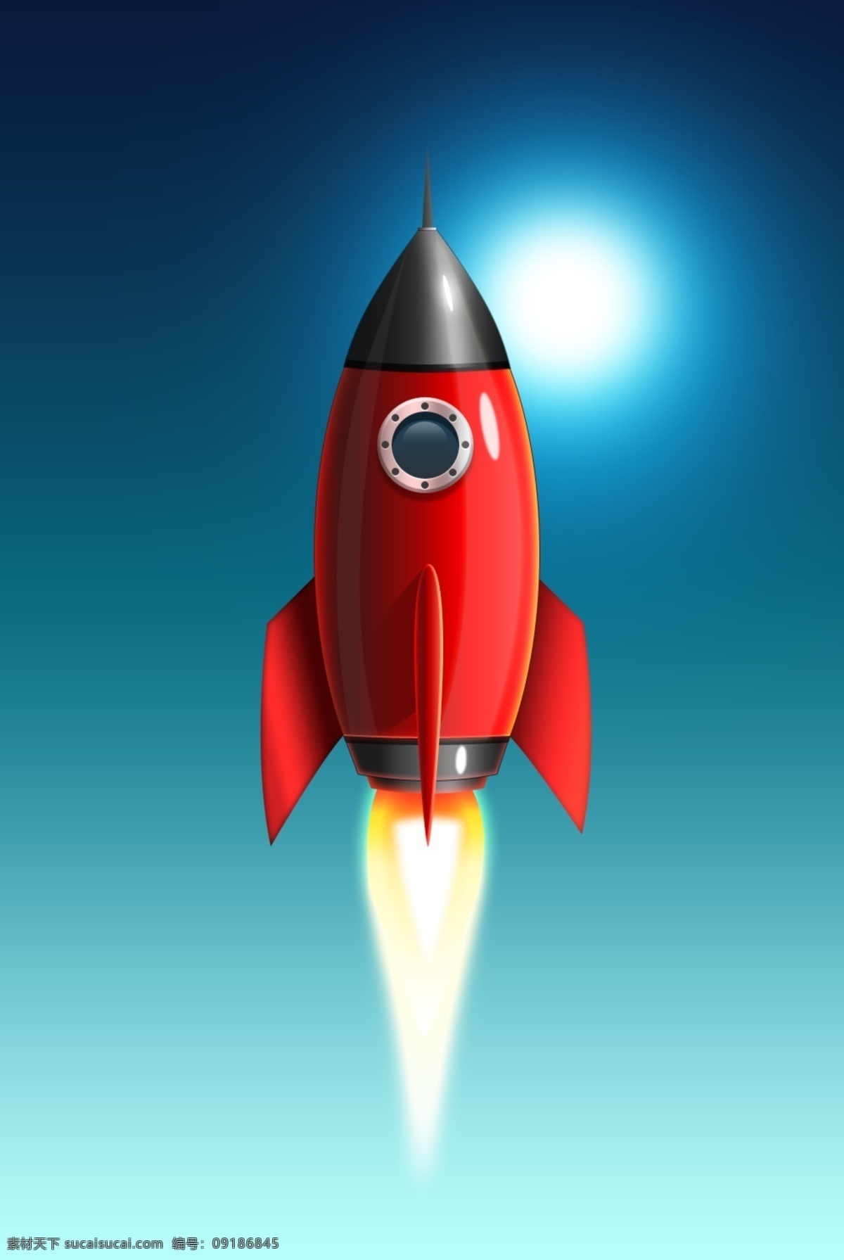 拟 物化 ui 拟物化 红色火箭 ui设计 其他ui设计