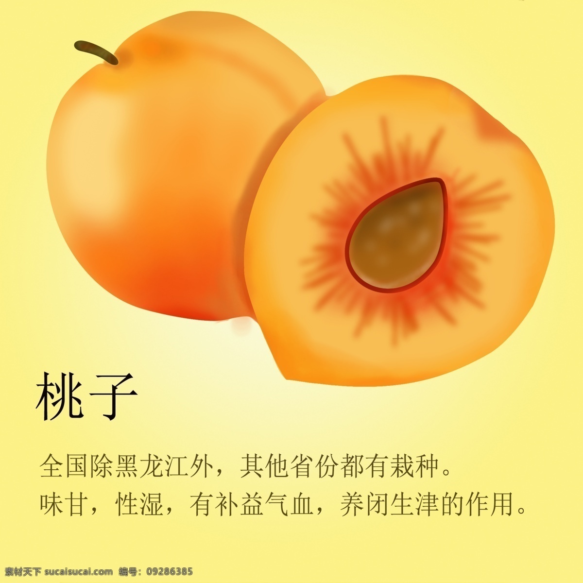 桃子 食品 桃心 手绘桃子 桃子素材 食品广告 广告设计模板 源文件