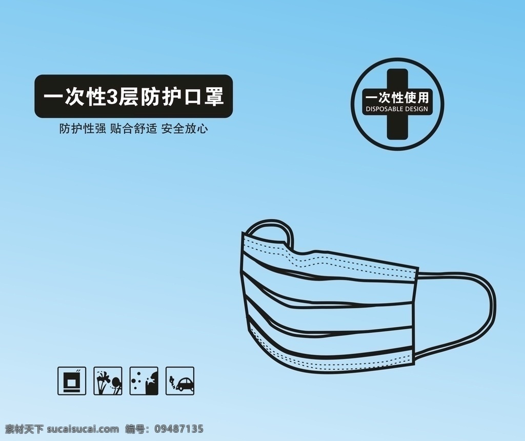 一次性 层 防护 口罩 一次防护口罩 一次性口罩 防护口罩 医用口罩 外科口罩 儿童口罩 包装设计