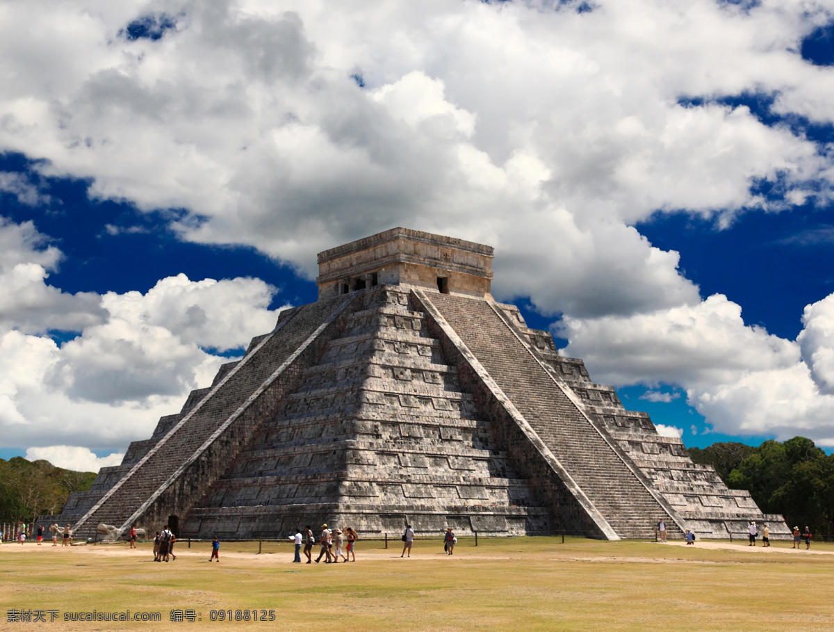 墨西哥 金字塔 墨西哥金字塔 文明古迹 建筑 美丽风景 风景名胜 旅游景点 旅游胜地 埃及金字塔 风景图片