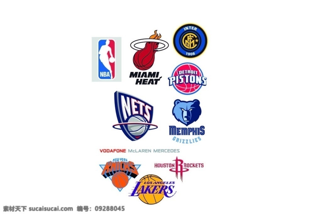nba篮球 nba 篮球 热火 湖人 火箭 logo 标志图标 企业 标志