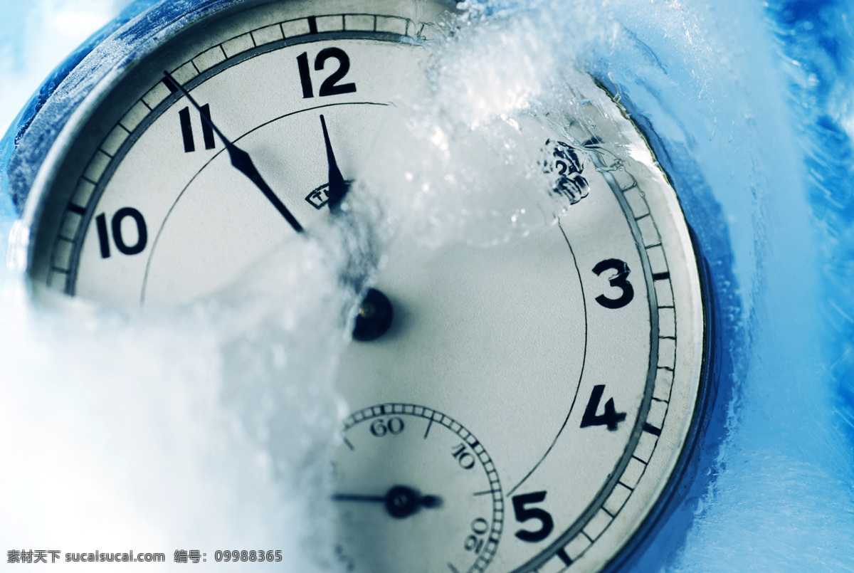 冰块 融化 钟表 时钟 时间 冰块图片 生活百科
