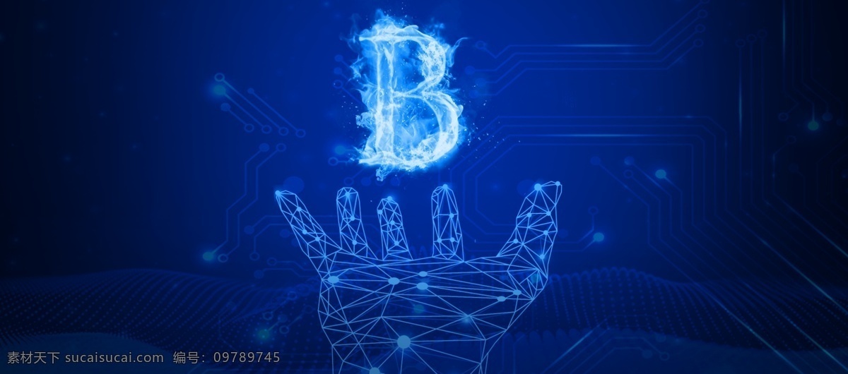比特 币 蓝色 金融 banner 背景 比特币 数字货币 世界 虚拟货币 网络 互联网