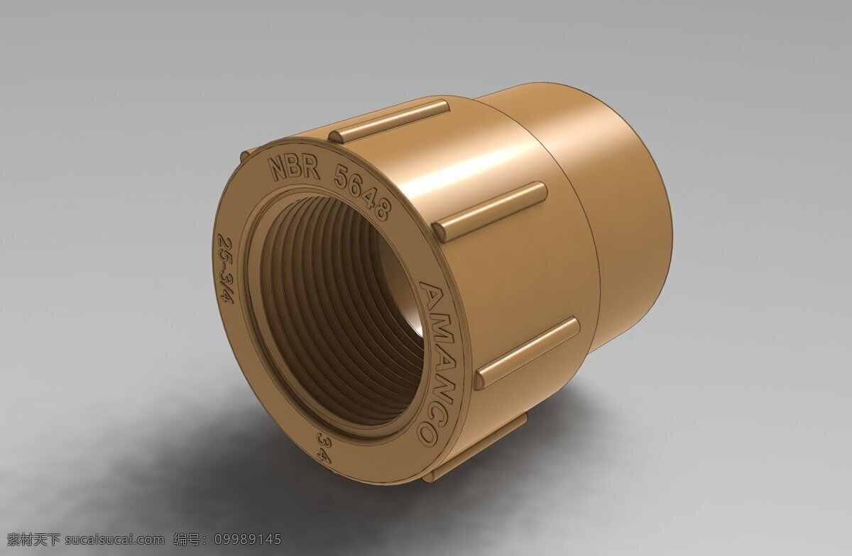 降低 pvc 管道 施工 组件 3d模型素材 电器模型