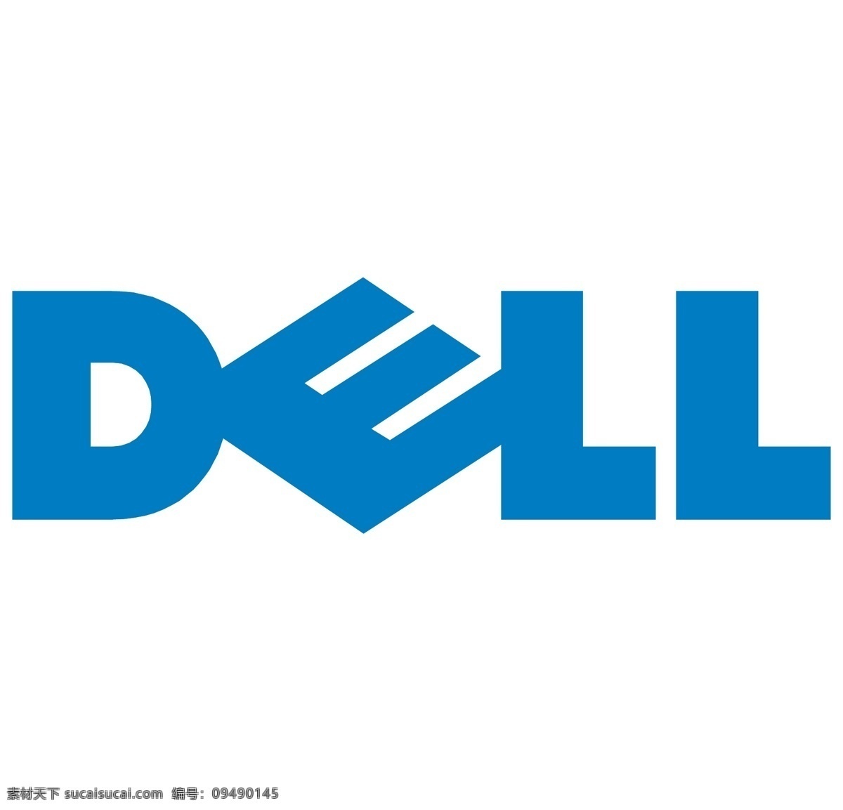 dell 标志 logo 蓝色 矢量图