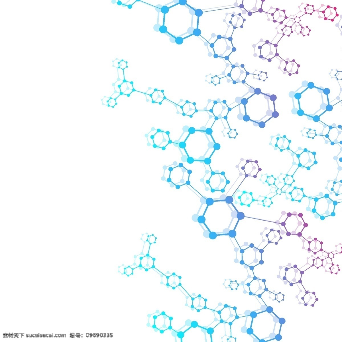 矢量分子素材 分子素材 矢量素材
