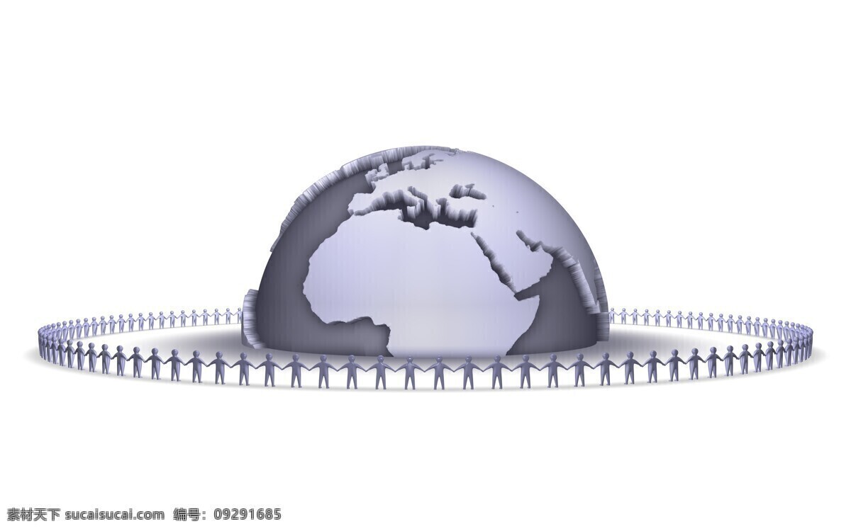 牵手 环绕 地球 高清 矢量图 三维地球 南美洲 北美洲 南半球 北半球 图形符号 其他矢量图