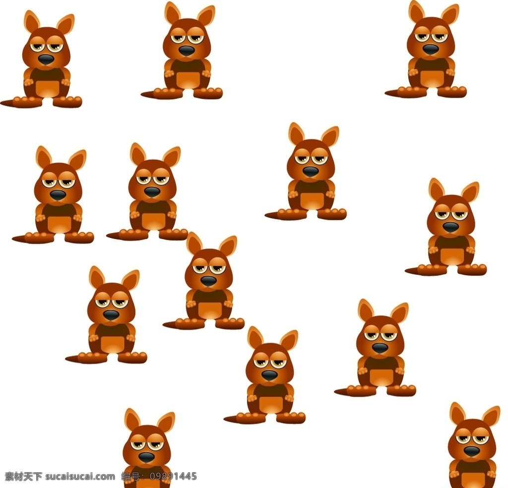 卡通野猪 卡通动物 卡通 动物 卡通人物 卡通狗 卡通袋鼠 卡通鱼 卡通设计
