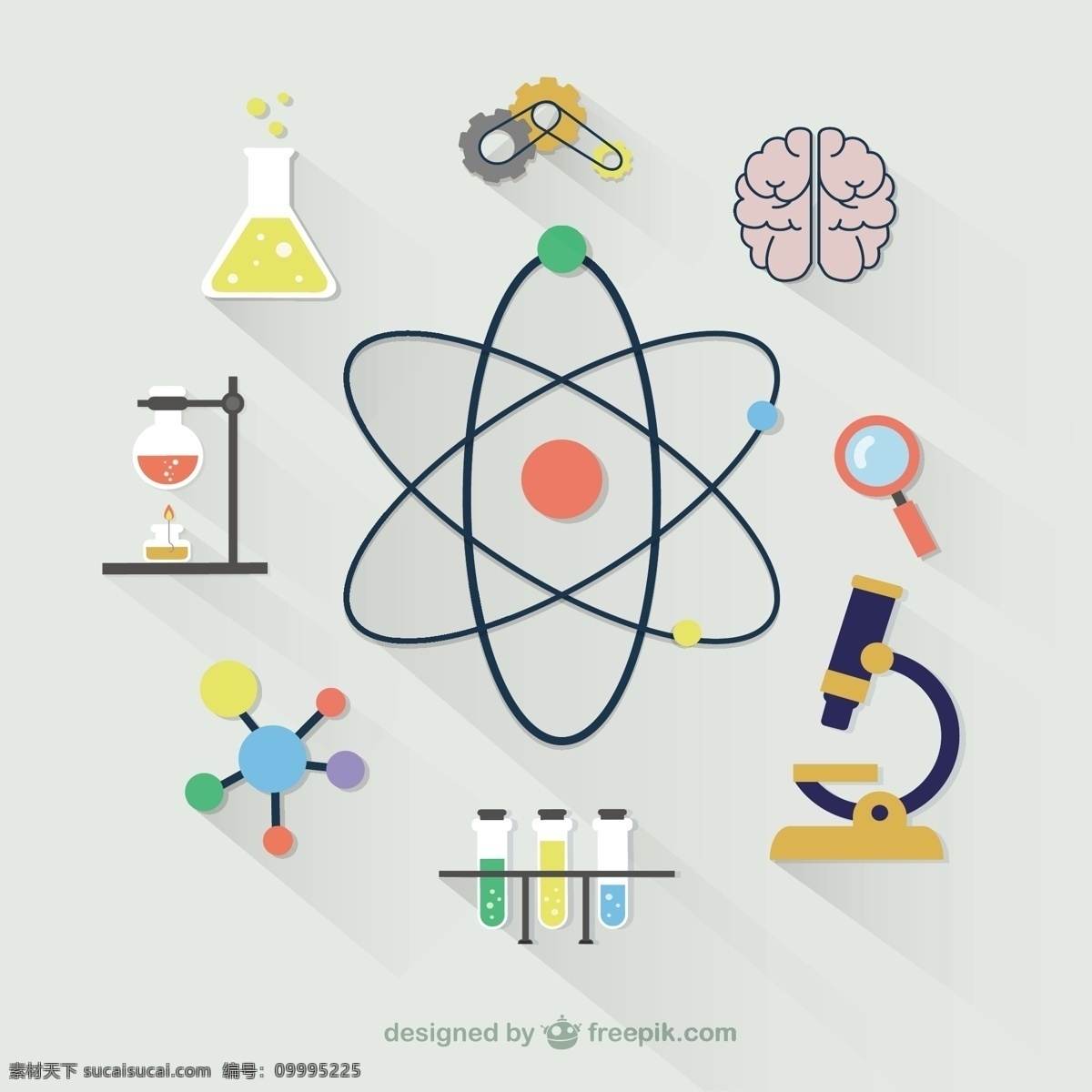 化学 科学 图标 信息图表 实验室 符号 设备 科研 收藏 研究