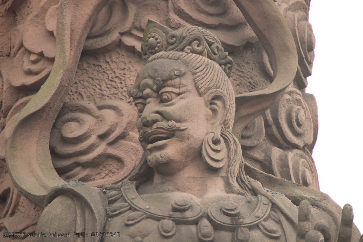 雕塑 佛像 手 人脸 祥云 飘带 国内摄影 国内旅游 旅游摄影 灰色