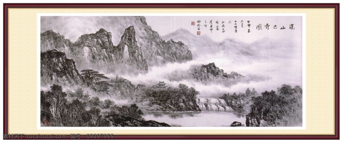 山水国画 壁画 风景画 风景图 国画 国画山水 画 画卷 山 山水 山水风景 山水画 水墨 装饰画 水墨山水画 中国画 山水风景画 山水图 家居装饰素材