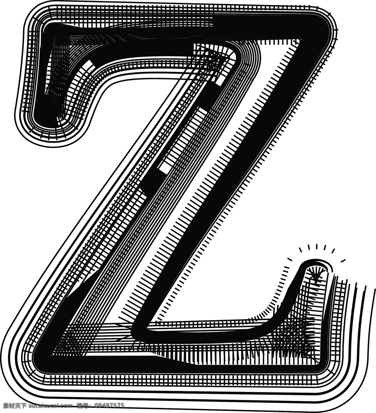 字体 说明 字母 z 白色