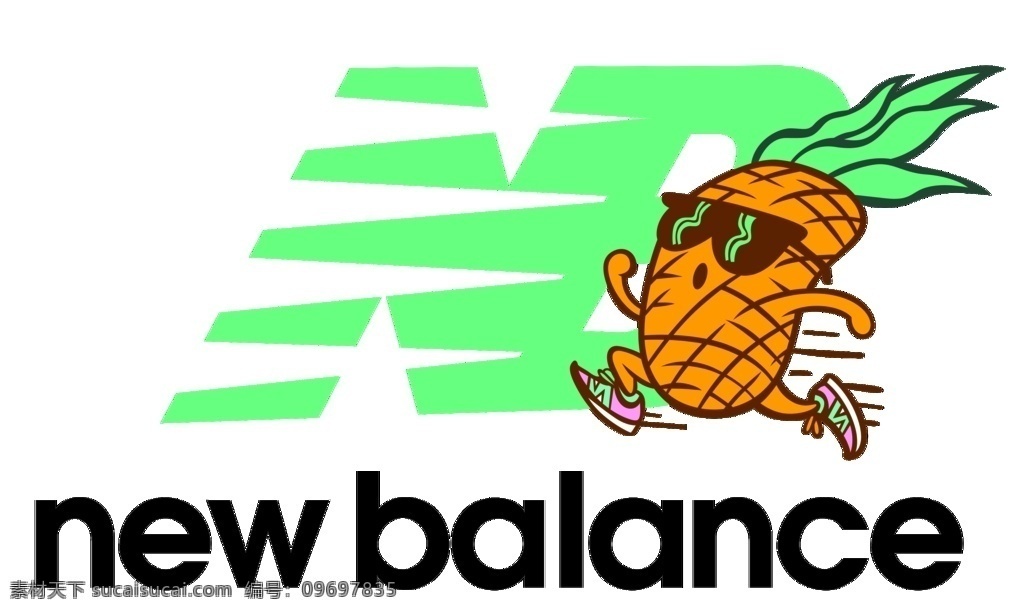 nb菠萝 菠萝 nb 英文牛逼 卡通菠萝nb new balance 动漫动画 动漫人物