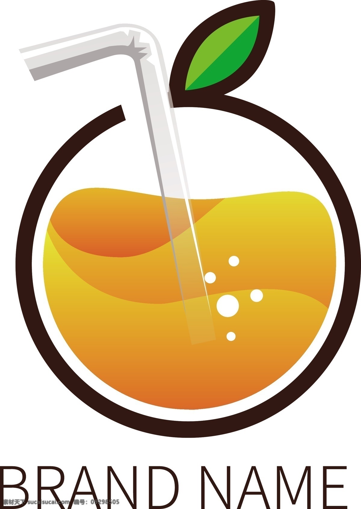 果汁 饮品 外卖 app 标志 外卖app 绿色 健康果汁 饮料标志 奶茶 logo设计