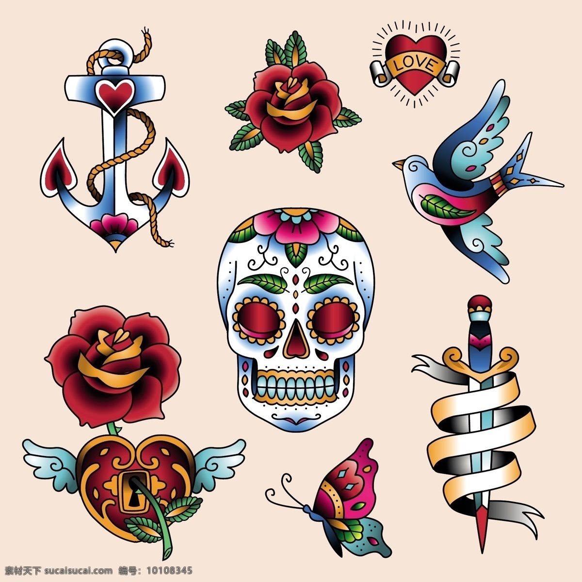 欧美 纹身 图案 嘎巴拉 骷髅 玫瑰 剑 小鸟 燕子 tattoo 纹身设计 纹身图案 纹身花纹 欧美纹身 纹身样式 欧美卡通 卡通设计 刺青 刺青图案 刺青设计 时尚背景 绚丽背景 背景素材 背景图案 矢量背景 背景设计 抽象背景 抽象设计 卡通背景 矢量设计 卡通图案 艺术设计 矢量