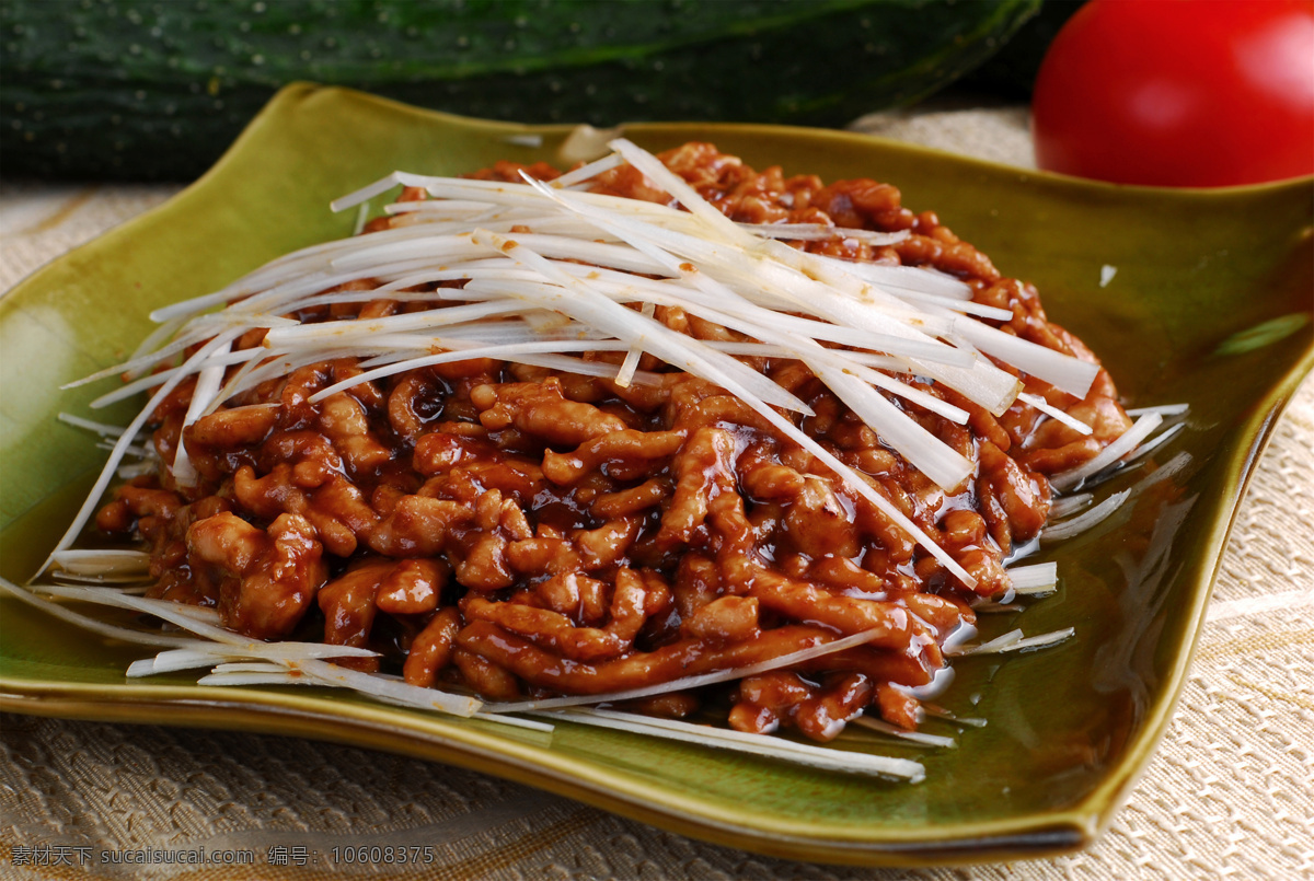 佳品京酱肉丝 美食 传统美食 餐饮美食 高清菜谱用图