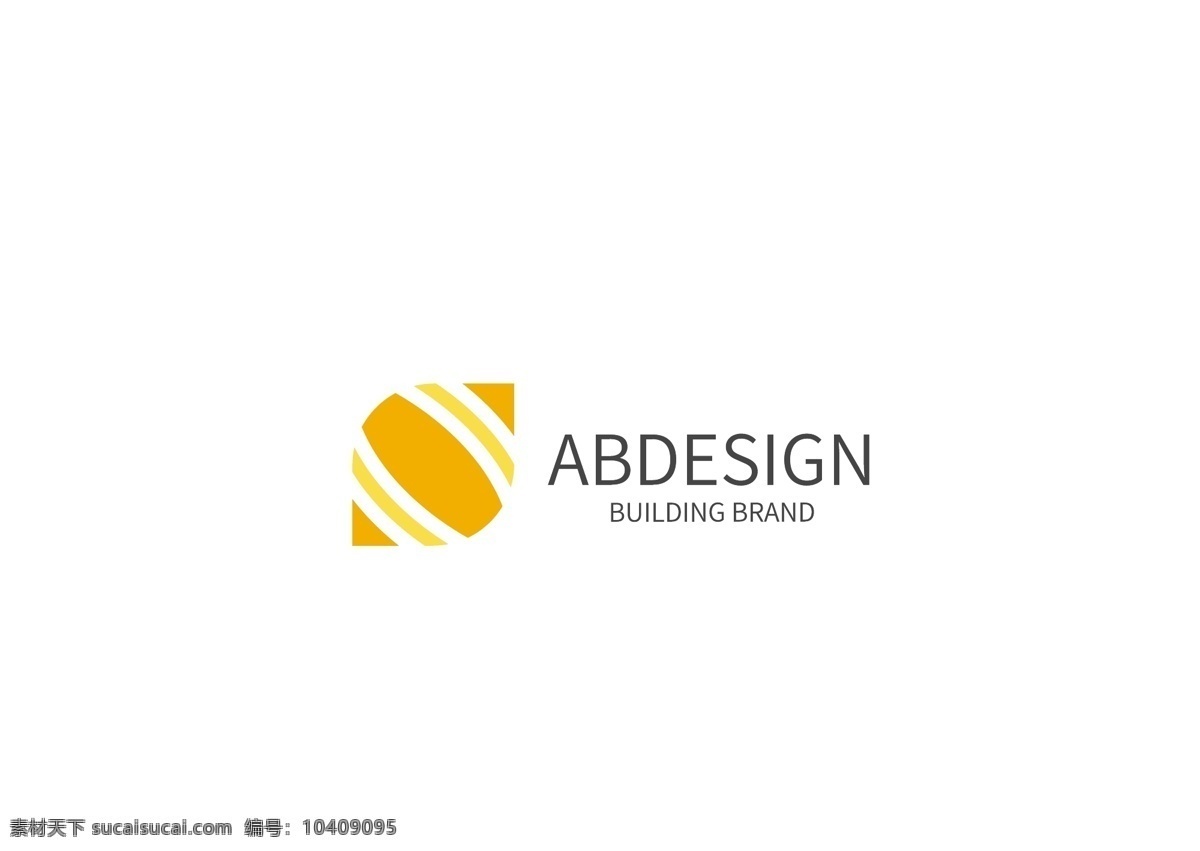 广告公司 logo 橙色 logo设计 标志设计 标志 房地产公司 创意设计 创意logo 字母logo 图形logo 图形创意