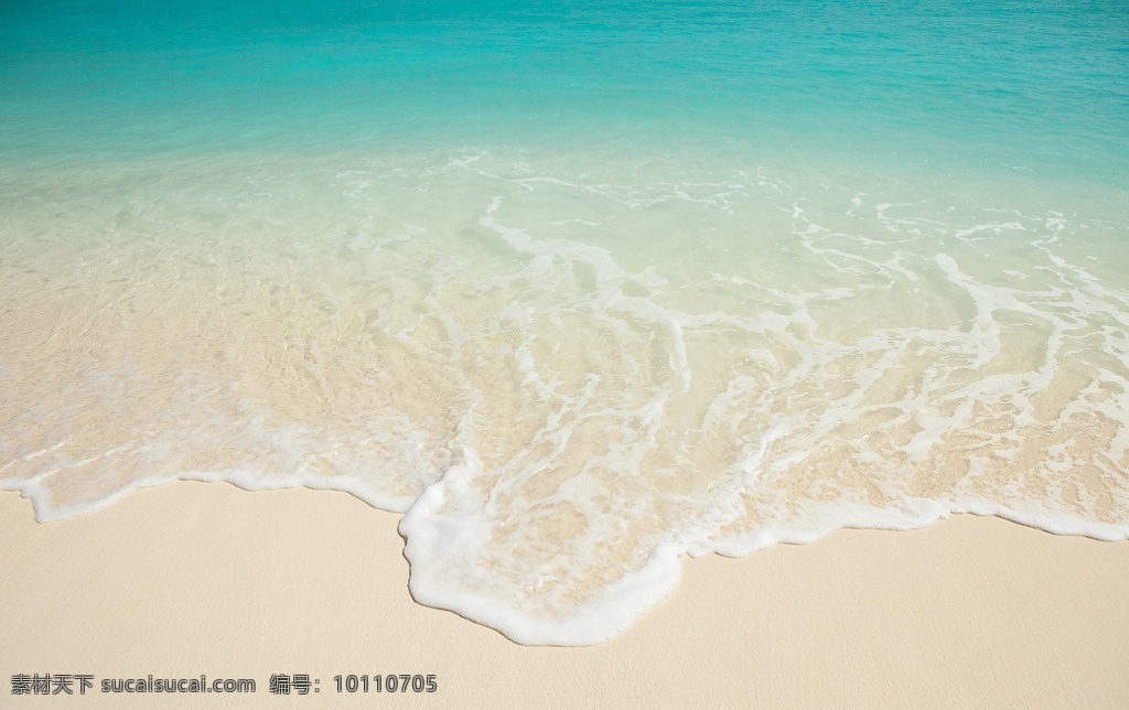 沙滩清澈海水 沙滩 海滩 海水 清澈海水 蓝色 白沙 自然景观 自然风景