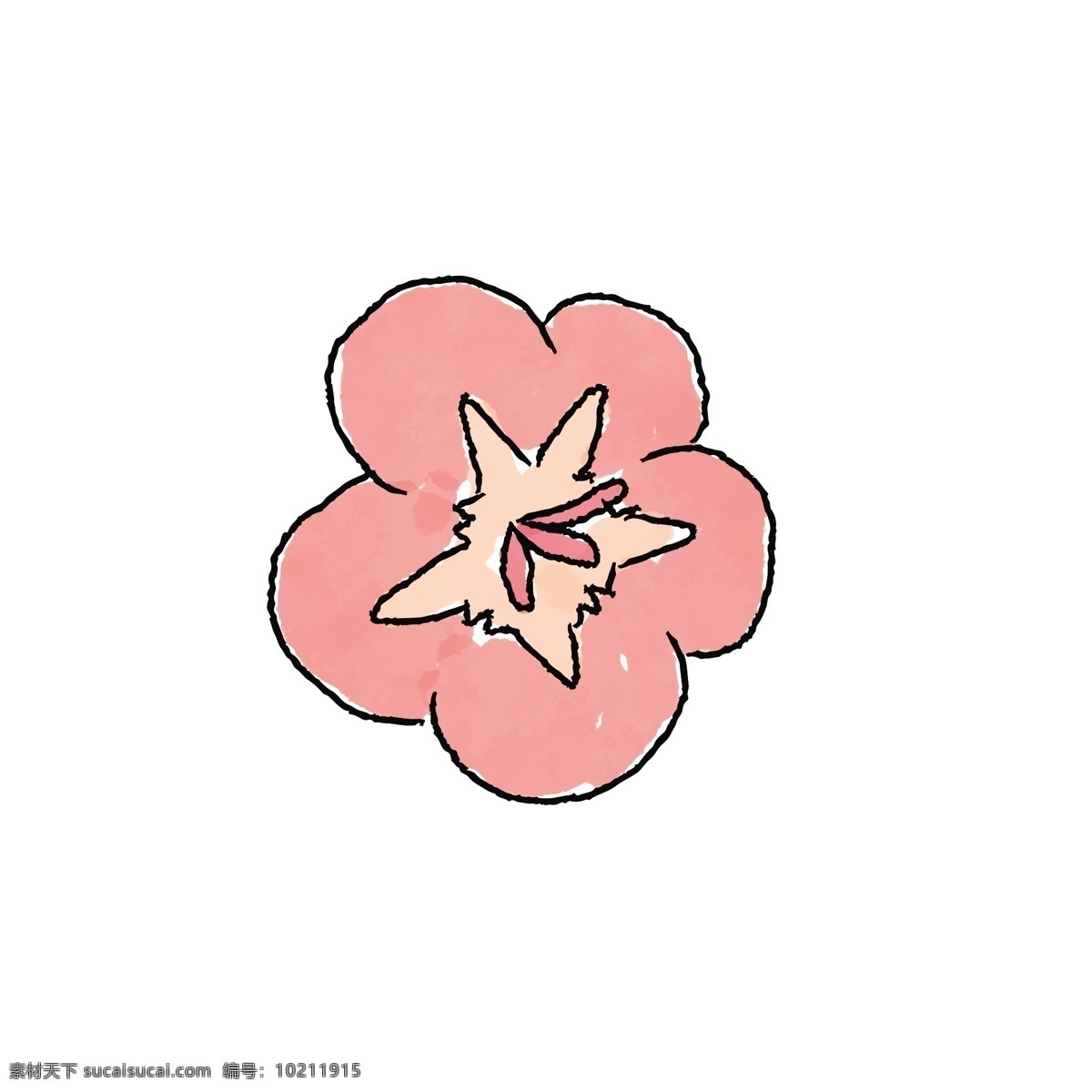 手绘 淡 粉色 桃花 矢量 手绘桃花 粉色桃花 手绘粉色 粉色的 可爱桃花 可爱的 手绘可爱的 手绘的桃花