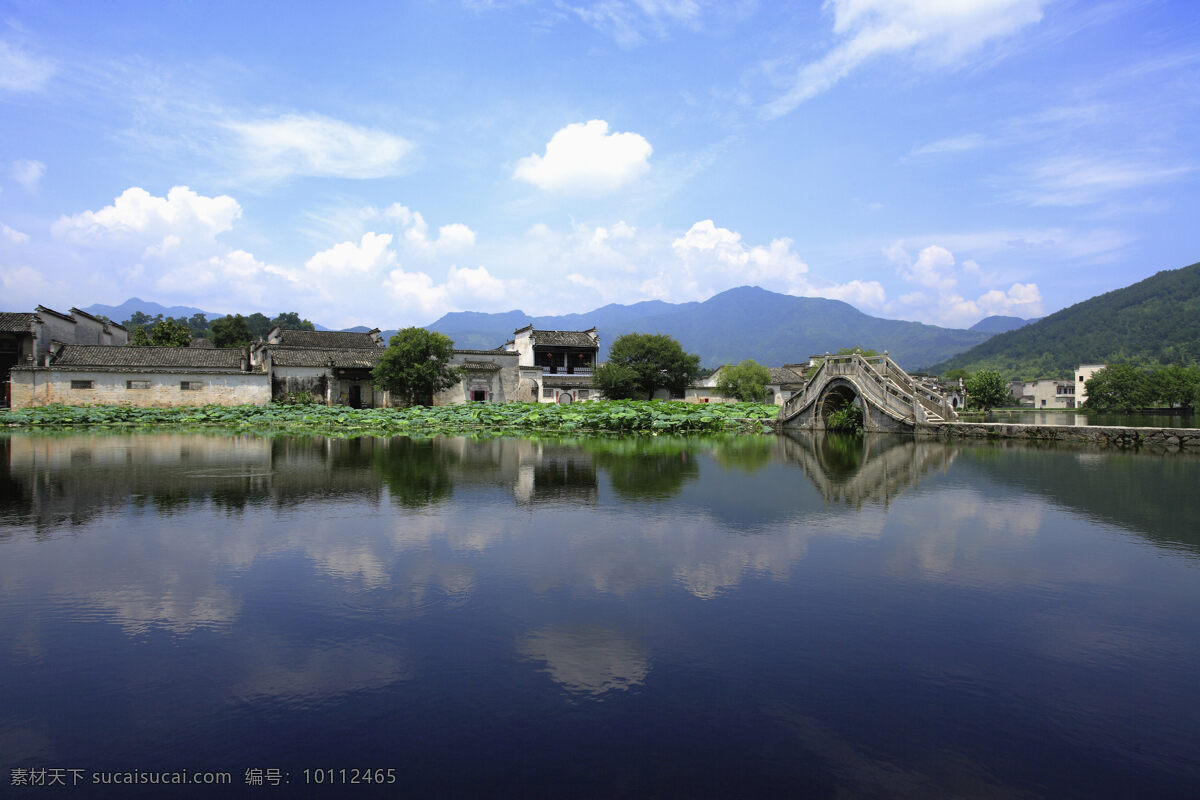 黟县宏村 美丽风光 风景如画 古朴建筑 清新环境 建筑 园林 城市 风光 建筑摄影 建筑园林