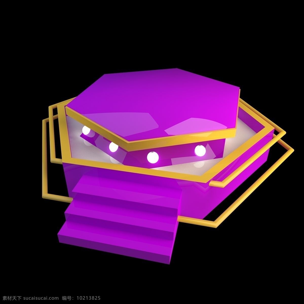 c4d 紫 橙 舞台 装饰 电商 促销 展示舞台 大型活动 多边形 几何图形 紫色 橙色 双十一 双11 立体 模型