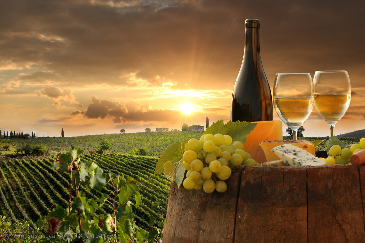 法国 葡萄酒 庄园 法国葡萄酒 红酒 法国庄园 葡萄酒庄园 葡萄 杯子 酒杯 水果 生物世界