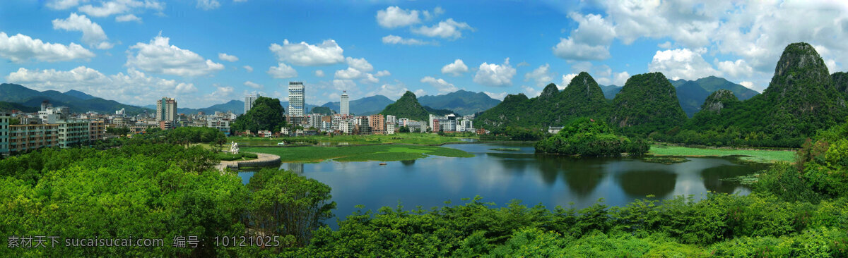 云浮市 蟠龙 天湖 蟠龙天湖 湖水 蓝天 树木 风景名胜 自然景观