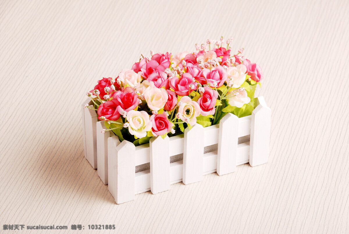花栏 花朵 假花 花篮 小饰品 装饰 家居生活 生活百科
