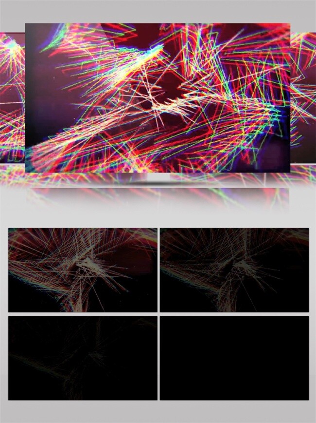红色 神经 光束 动态 视频 星光 星际 高清视频素材 电脑屏幕保护 3d视频素材