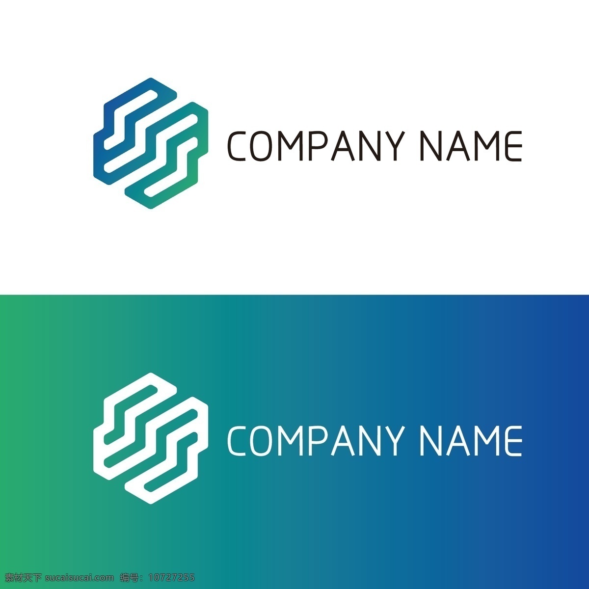 企业 扁平化 商标 logo 标志 清新 广告 模板 渐变 图形