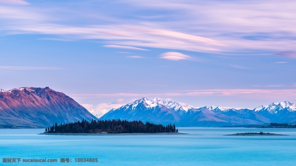 特 卡波 湖 新西兰 山脉 天空 云 特卡波湖 自然景观 自然风光