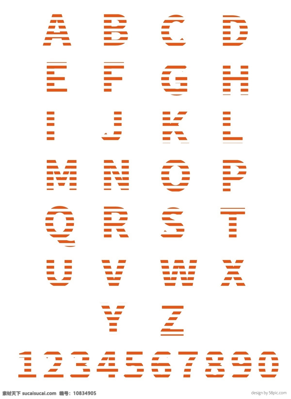 英文 大写字母 阿拉伯数字 几何 风 创意 字体 几何字体 英文字母 创意字母 创意数字 字母套图