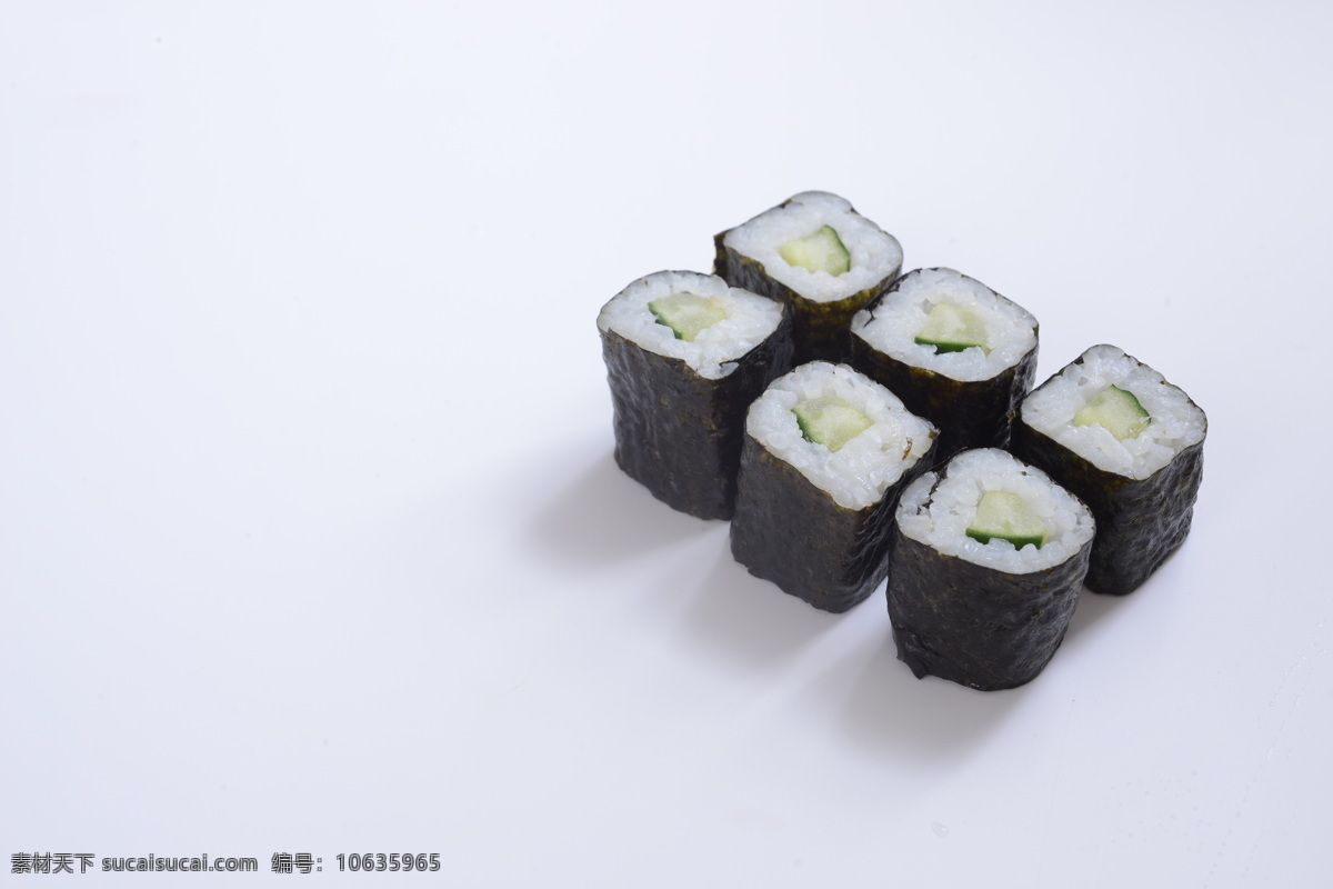 青瓜小卷 小卷系列 寿司类 日本料理 日式美食 餐饮美食