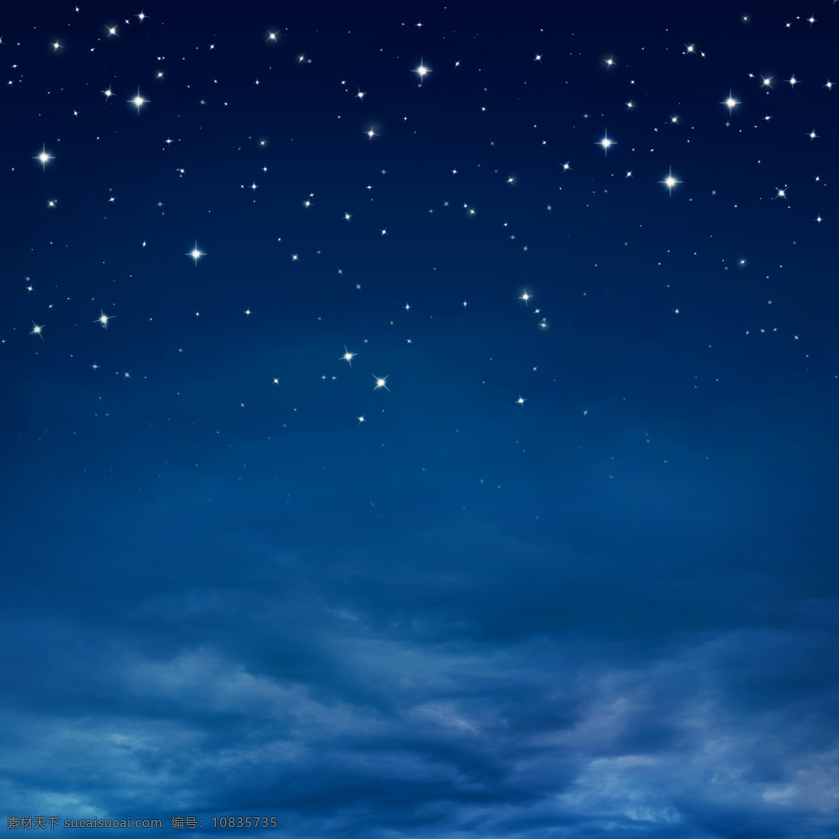 蓝天 里 闪闪 星星 繁星 星空 夜空 夜景 天空云彩 自然风景 自然景观 蓝色