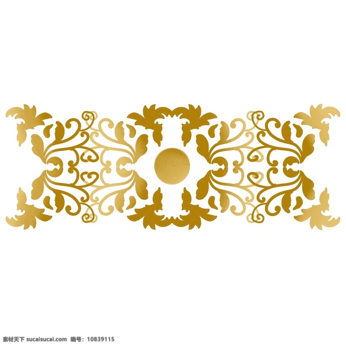 金色欧式花纹 金色 花纹 欧式