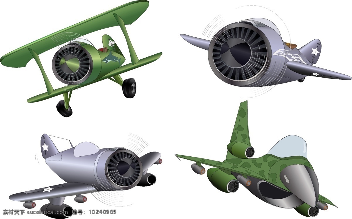 矢量 飞机 设计素材 战斗机 飞机设计 矢量飞机 飞机模型 飞机素材 彩色飞机 交通工具 矢量素材 现代科技 白色