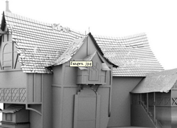 破 房子 模型 3d模型 房子素材 破房子模型 3d模型素材 其他3d模型