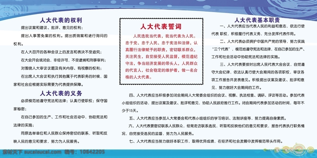 人大版面 人大代表 人大权利 人大代表义务 基本 职责 人大誓词 版面 制度 展板 背景素材 分层 源文件