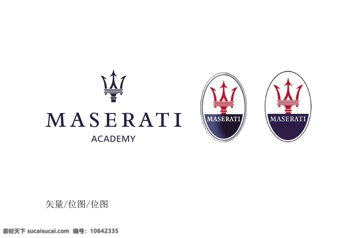 玛莎豪车 玛莎拉蒂车标 玛莎矢量标志 maserati logo 标志 logo设计