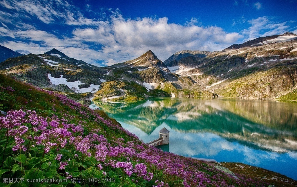 山水风景 山水 山峰 湖泊 湖水 蓝天 自然 自然风景 自然景观