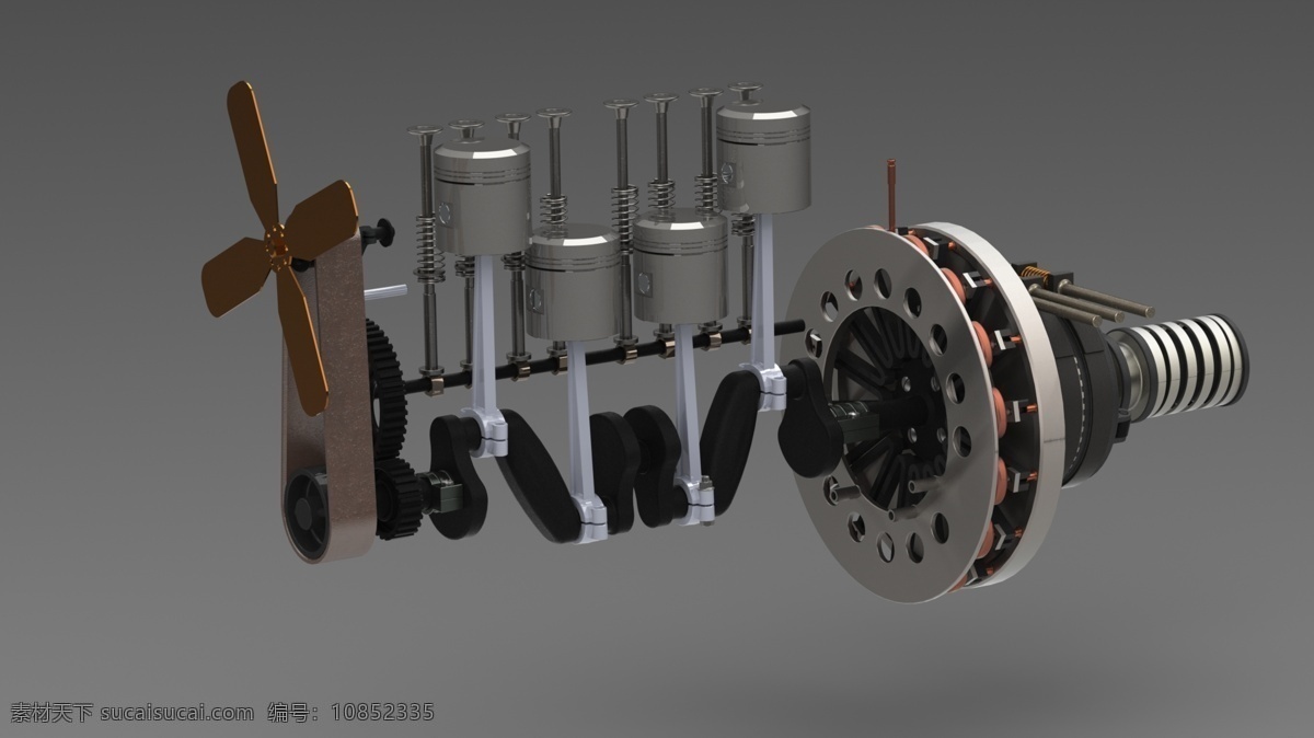 福特 t 型 汽车 发动机 传动 福特汽车 模型 传输 3d模型素材 其他3d模型