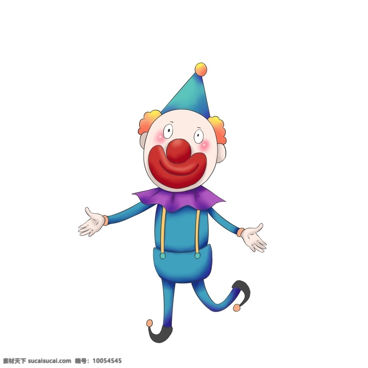 愚人节 小丑 蓝色 开心 气球 飞行 彩色 彩色小丑 两个小丑 可爱的小丑 拿气球的小丑 可爱