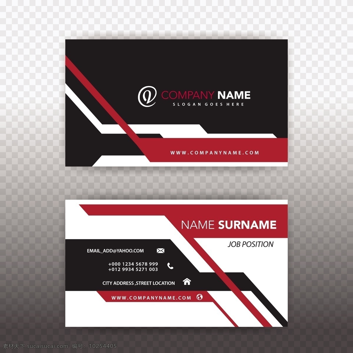 黑色 红色 名片 商标 商业 抽象 卡片 模板 办公室 展示 文具 公司 抽象标志 企业标识 品牌 现代 身份