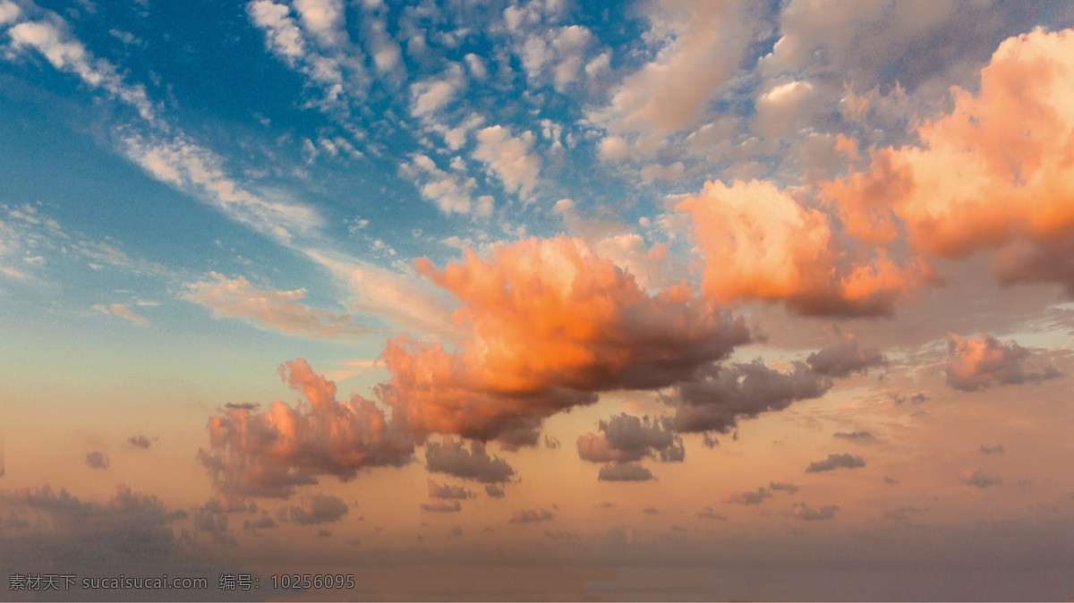 日落晚霞 天空 云 唯美 云层 延时 云彩 镜像 日出 火烧云 蓝天白云 自然景观 自然风景