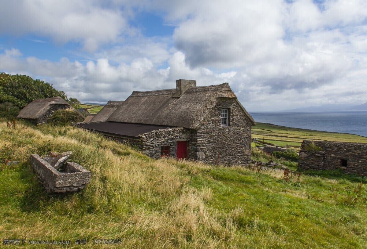 房子图片 房子 国家 爱尔兰 夏天 阳光 结构 自然 景观 山寨 农村 建设 户外 酿酒 自然景观 自然风景